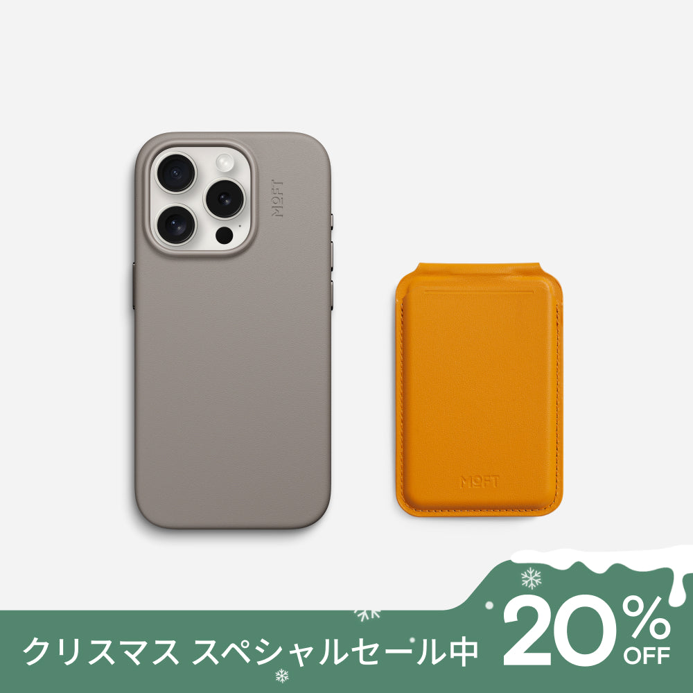 フラッシュウォレットMOVAS™レザーセット （iPhone 15シリーズ対応）