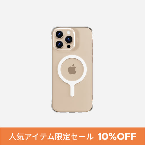iPhone 16シリーズ MagSafe対応クリアケース